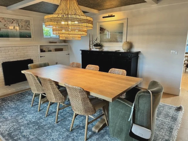 The dining room