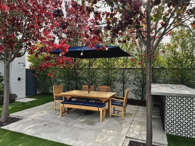 The terrace