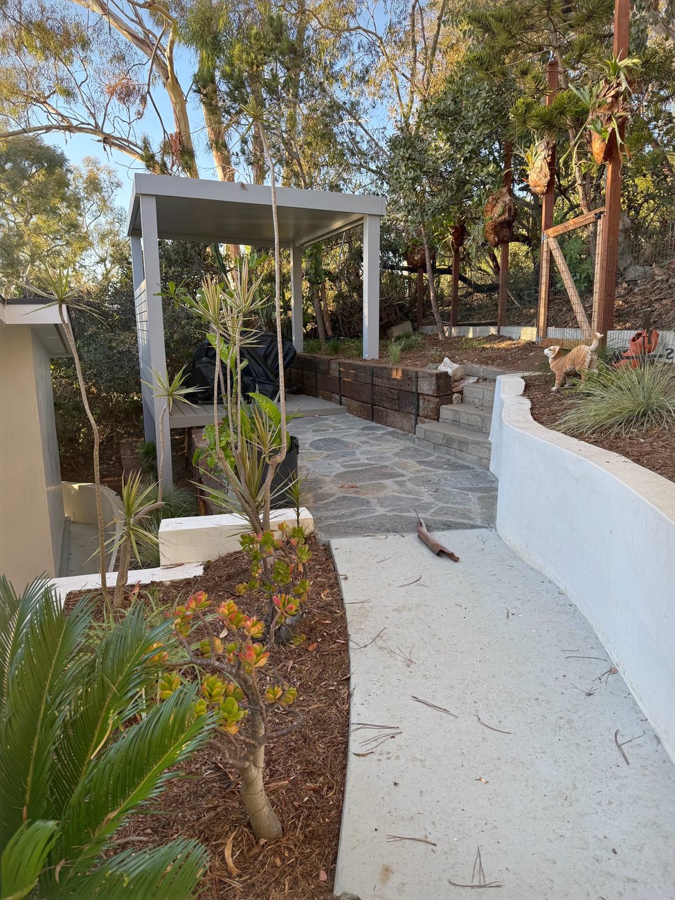 The side yard