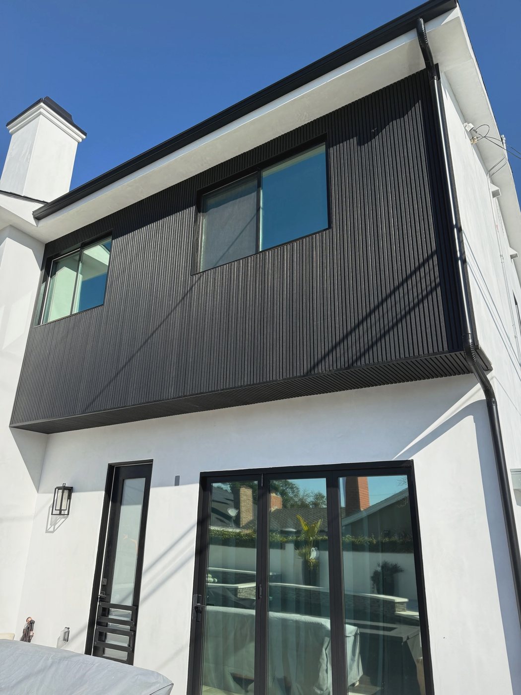 The back elevation