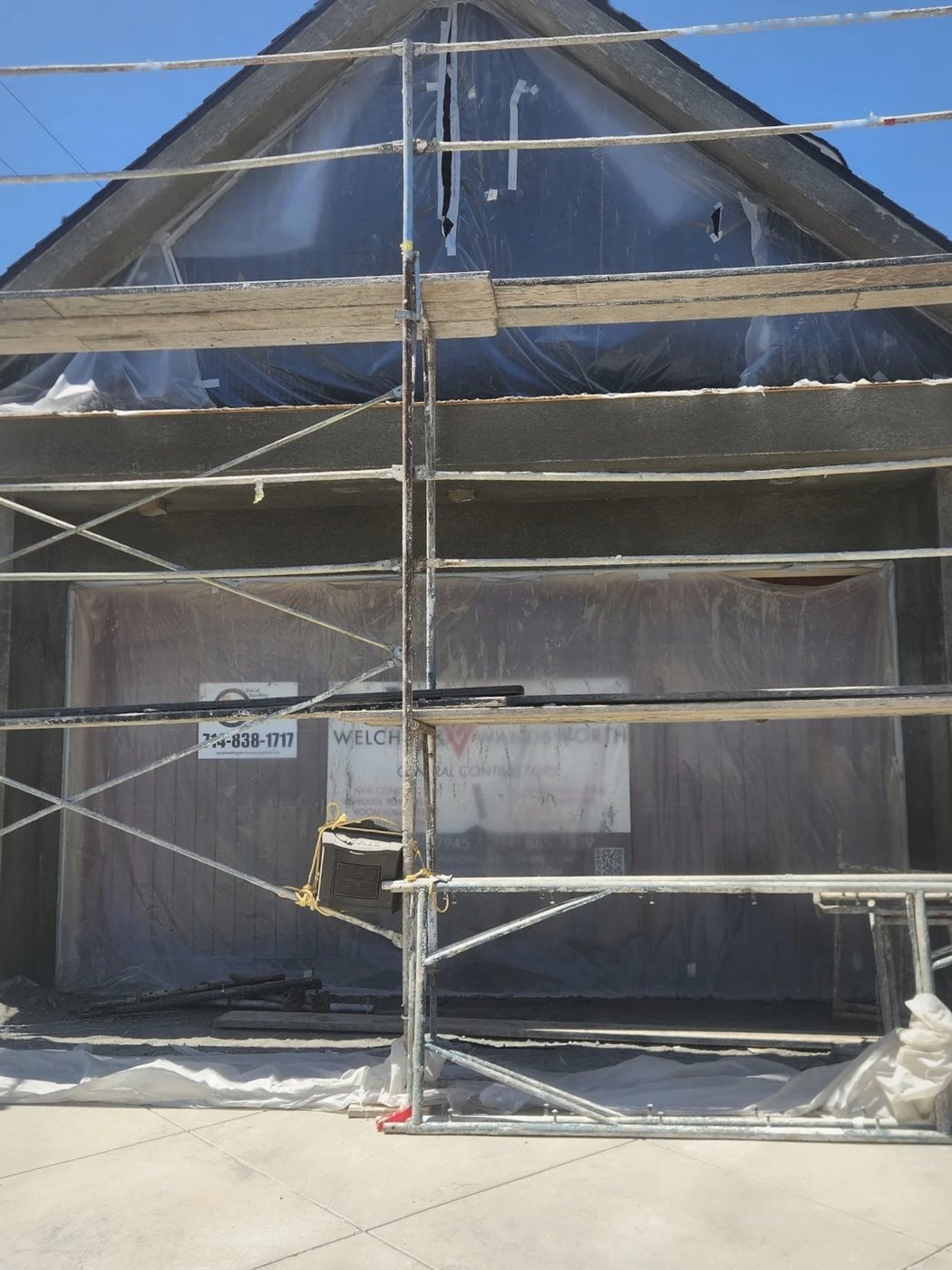 The house under netting