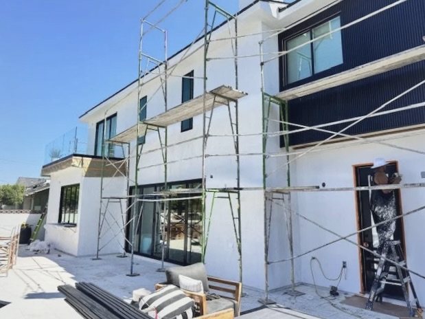 The rear, going up