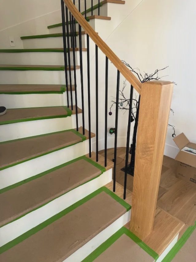 The stair, masked