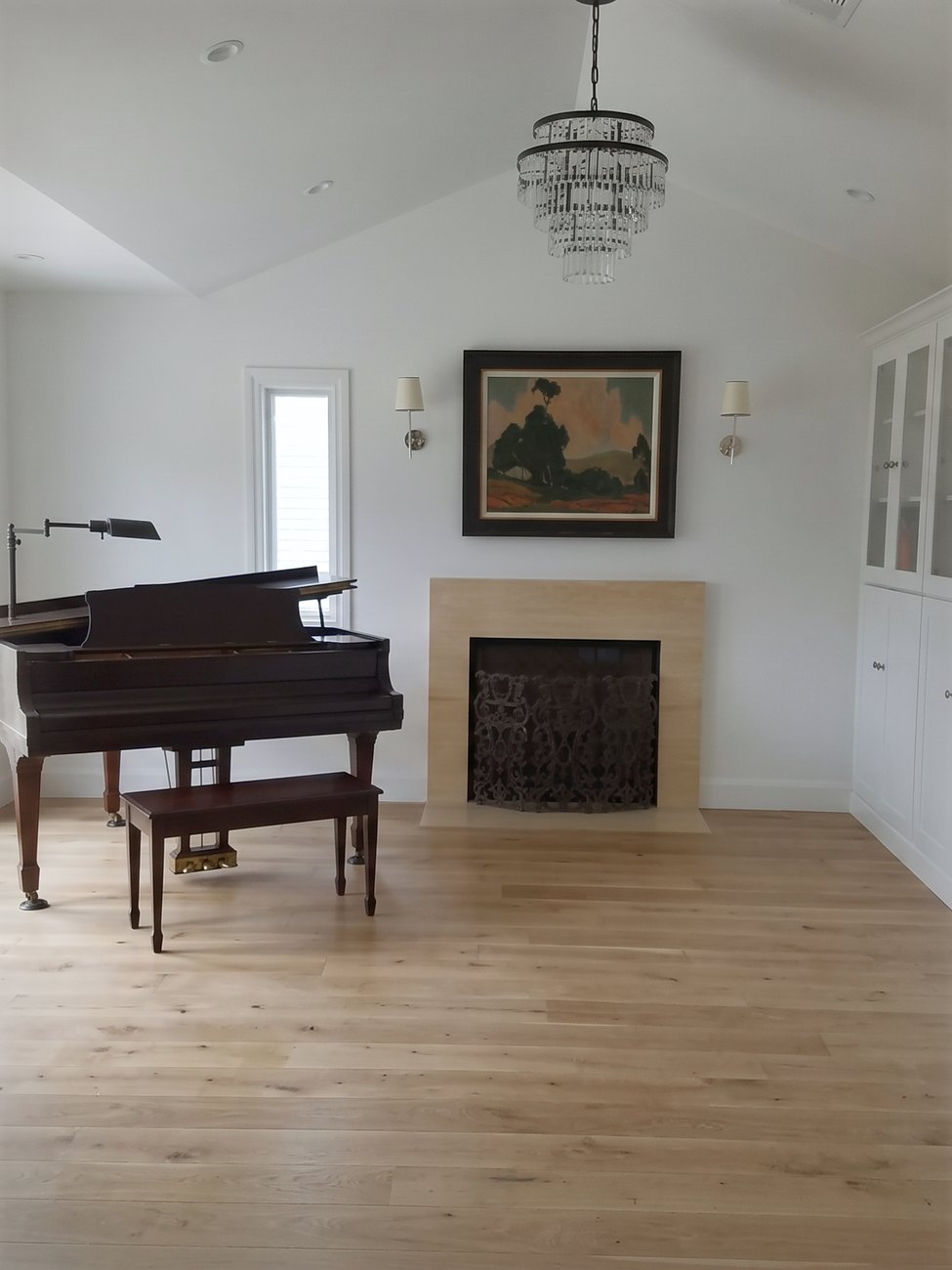 The piano room