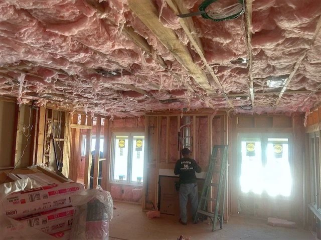 Framed, insulated, and closed in