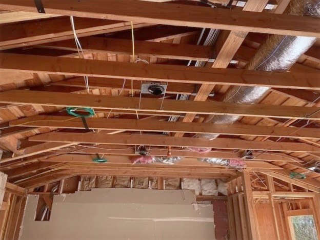 The roof, from below