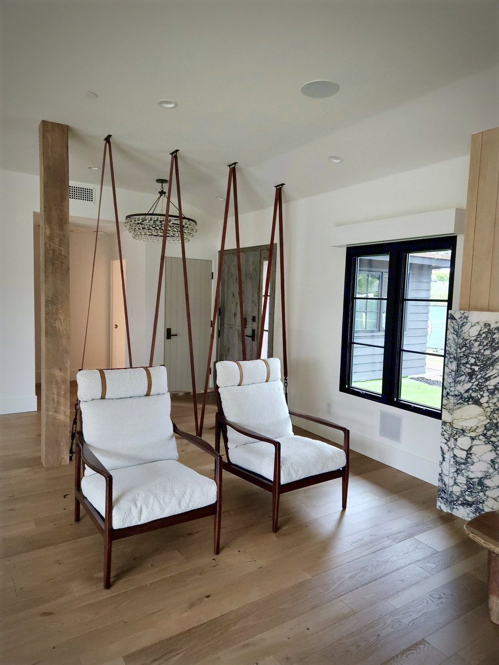 Suspended chairs
