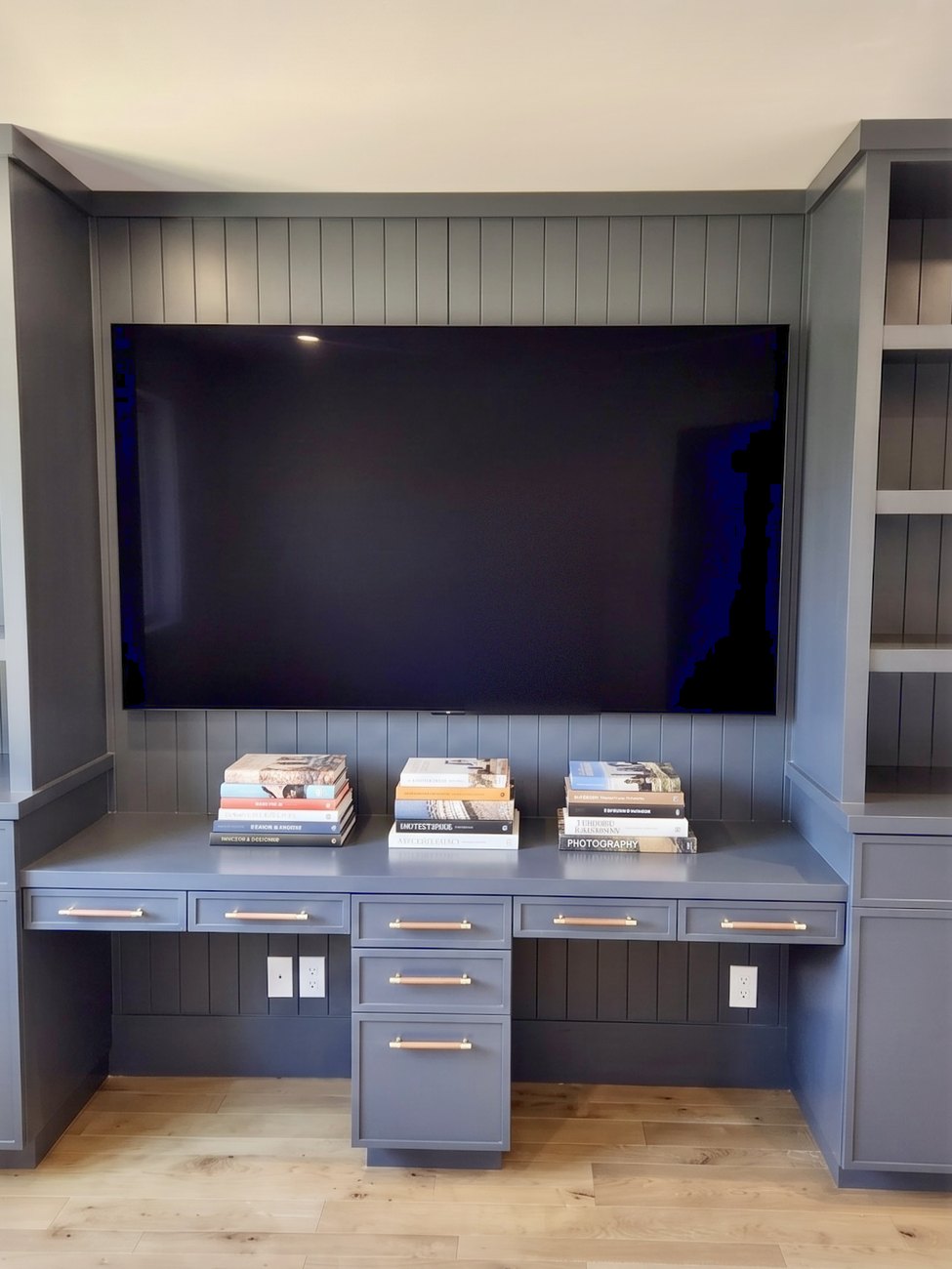 The entertainment center