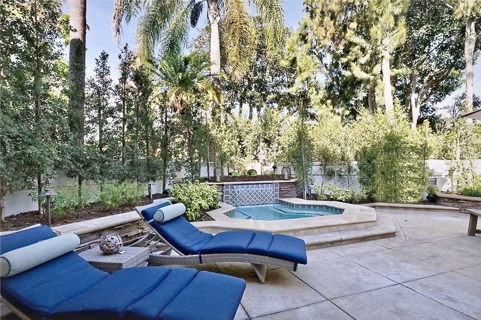 The terrace